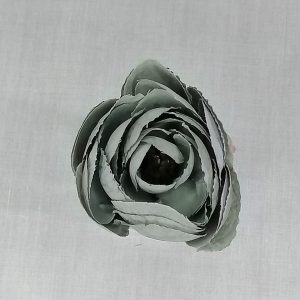 Grey French peony cake decoration