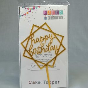 Happy birthday topper