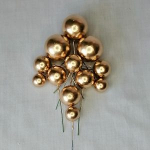 Faux Balls Gold Cake Decoration