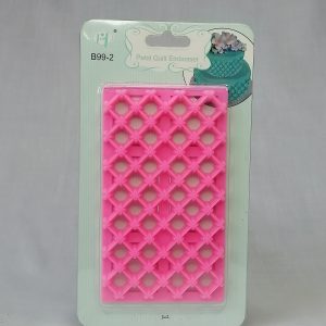 Fondant Diamond Embosser With Flowers